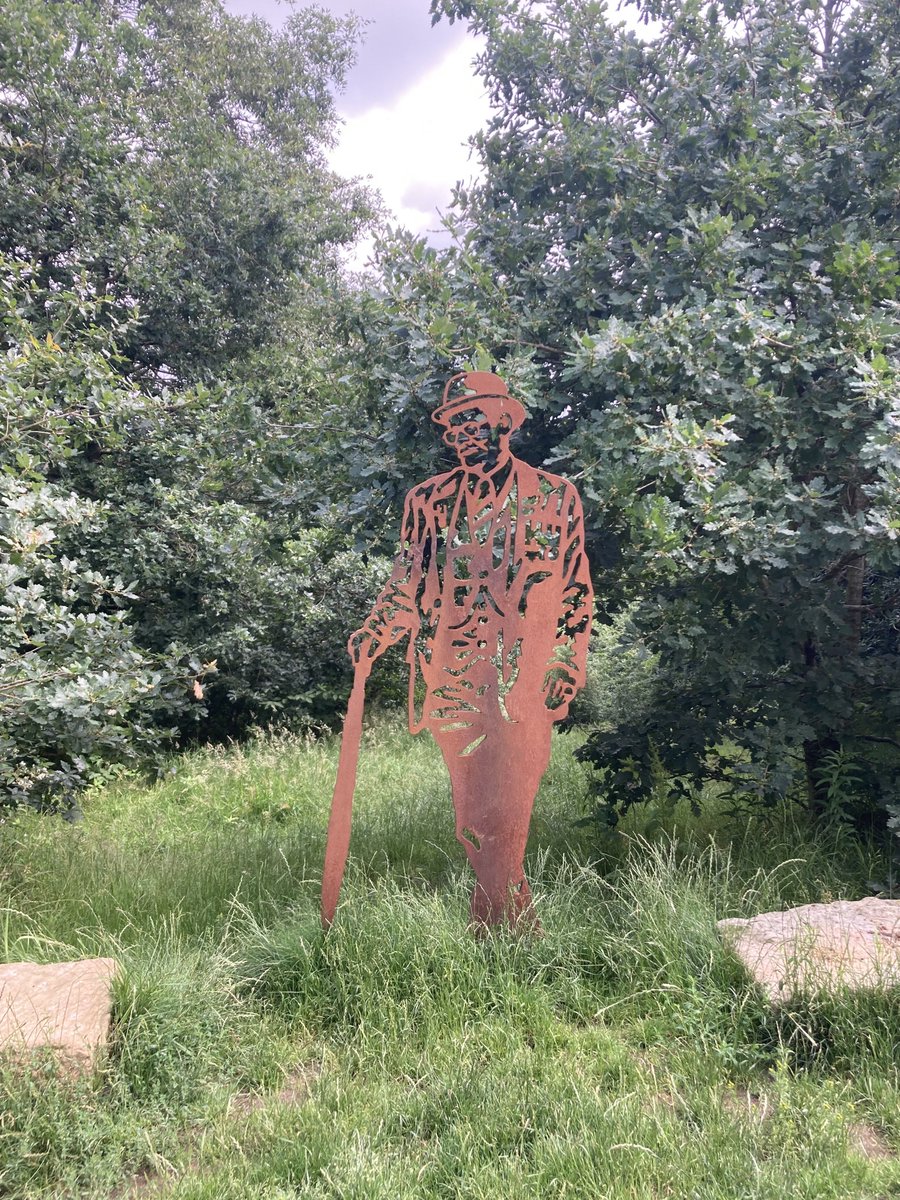 Sustrans's tweet image. People in #Bury, out and about enjoying the hot summer weather are making great use of the Portrait Benches we recently installed on #NationalCycleNetwork Route 6 which celebrate two local heroes.
Read the full story 👇
buff.ly/G91GWzw