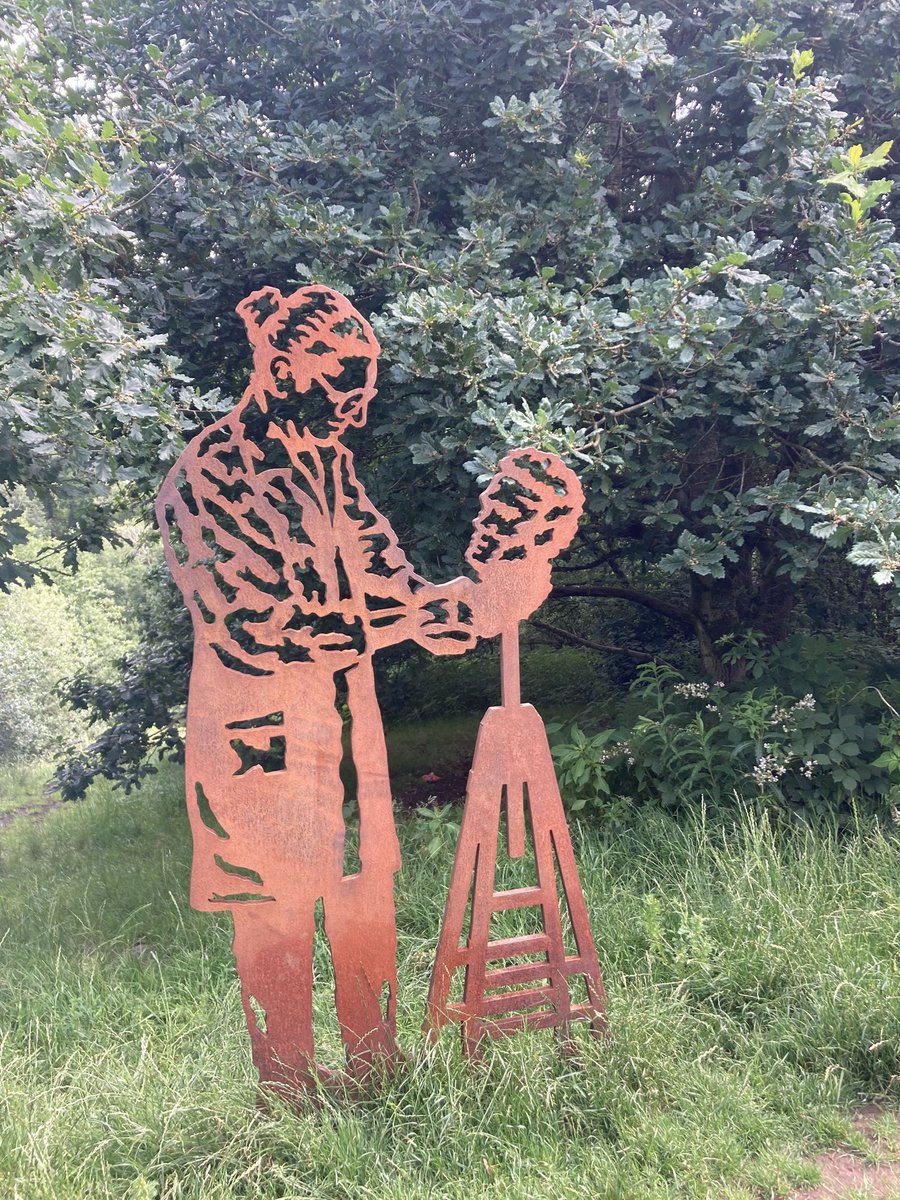 Sustrans's tweet image. People in #Bury, out and about enjoying the hot summer weather are making great use of the Portrait Benches we recently installed on #NationalCycleNetwork Route 6 which celebrate two local heroes.
Read the full story 👇
buff.ly/G91GWzw