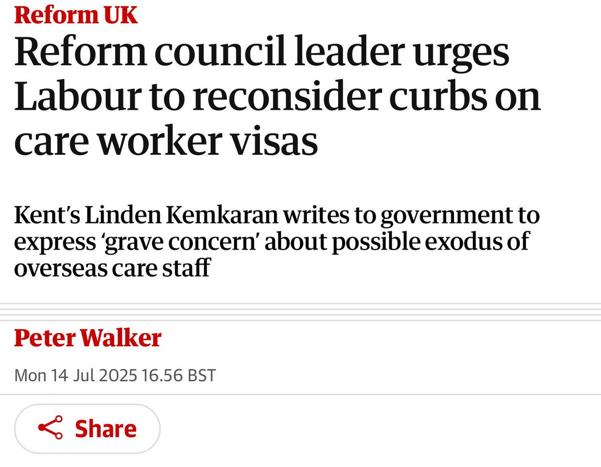 Bearly Politics (@i_iratus) on Twitter photo Stop right there - are you saying migrants… help run essential services?
Next you’ll be telling me the NHS doesn’t staff itself by magic.
Shocking. Stop right there - are you saying migrants… help run essential services?
Next you’ll be telling me the NHS doesn’t staff itself by magic.
Shocking.