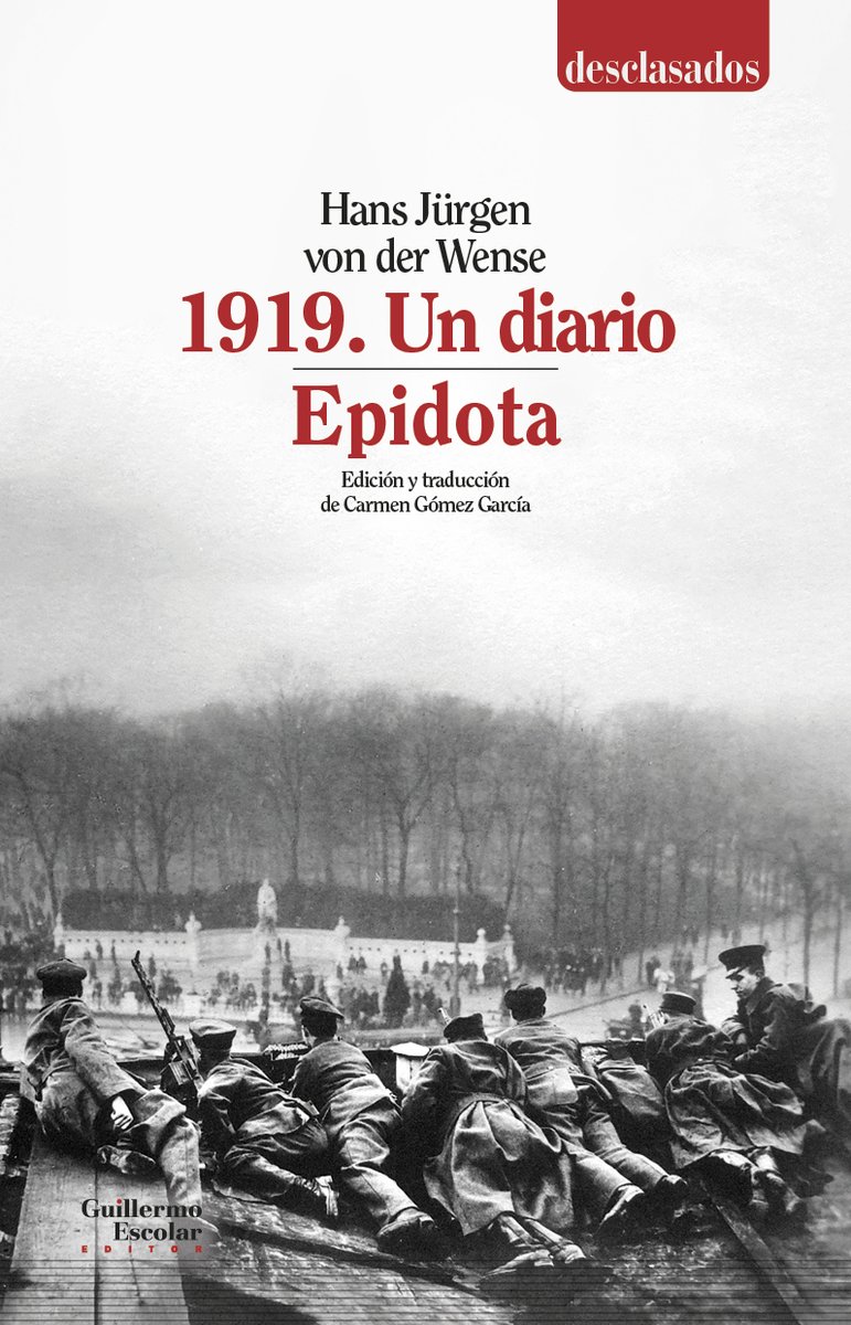 G_Escolar_E's tweet image. Alejandro del Río Herrmann escribe esta reseñan en @Revistadelibros sobre un libro del que os hablamos hace unas semanas, "1919. Un diario / Epidota".
Ya os avisamos: es una joya. 💎💎
revistadelibros.com/wense-o-de-la-…
👇👇
guillermoescolareditor.com/libro/1919-un-…