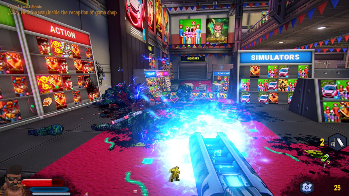 7 days until Early Access!

Brutal John's Demo: store.steampowered.com/app/1859620/
Gameplay trailer: youtu.be/aT3J5SbwzGI

#boomershooter #games #retroFPS #gamedev #indiegames