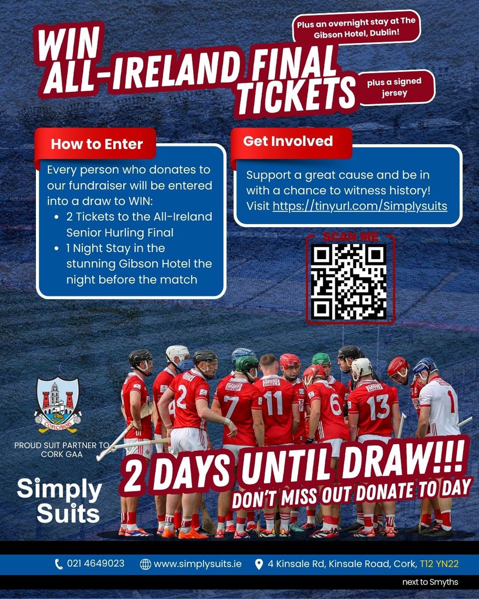 SimplySuits's tweet image. The countdown is well and truly on. 

idonate.ie/fundraiser/Sim…