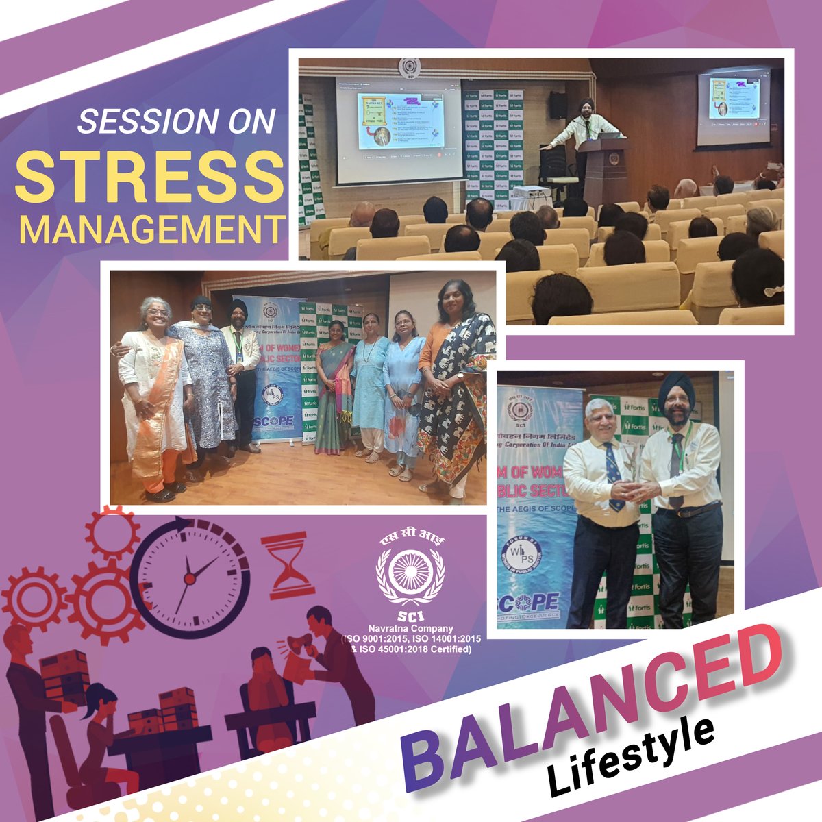 Shipping Corporation of India (SCI) (@shippingcorp) on Twitter photo To promote a holistic and balanced lifestyle, a phygital session on Stress Management was organized at SCI in collaboration with <a href="/fortis_hospital/">Fortis Healthcare</a>, Mulund, which witnessed enthusiastic participation from SCIans at sea and ashore, focusing on techniques to manage stress and enhance To promote a holistic and balanced lifestyle, a phygital session on Stress Management was organized at SCI in collaboration with <a href="/fortis_hospital/">Fortis Healthcare</a>, Mulund, which witnessed enthusiastic participation from SCIans at sea and ashore, focusing on techniques to manage stress and enhance