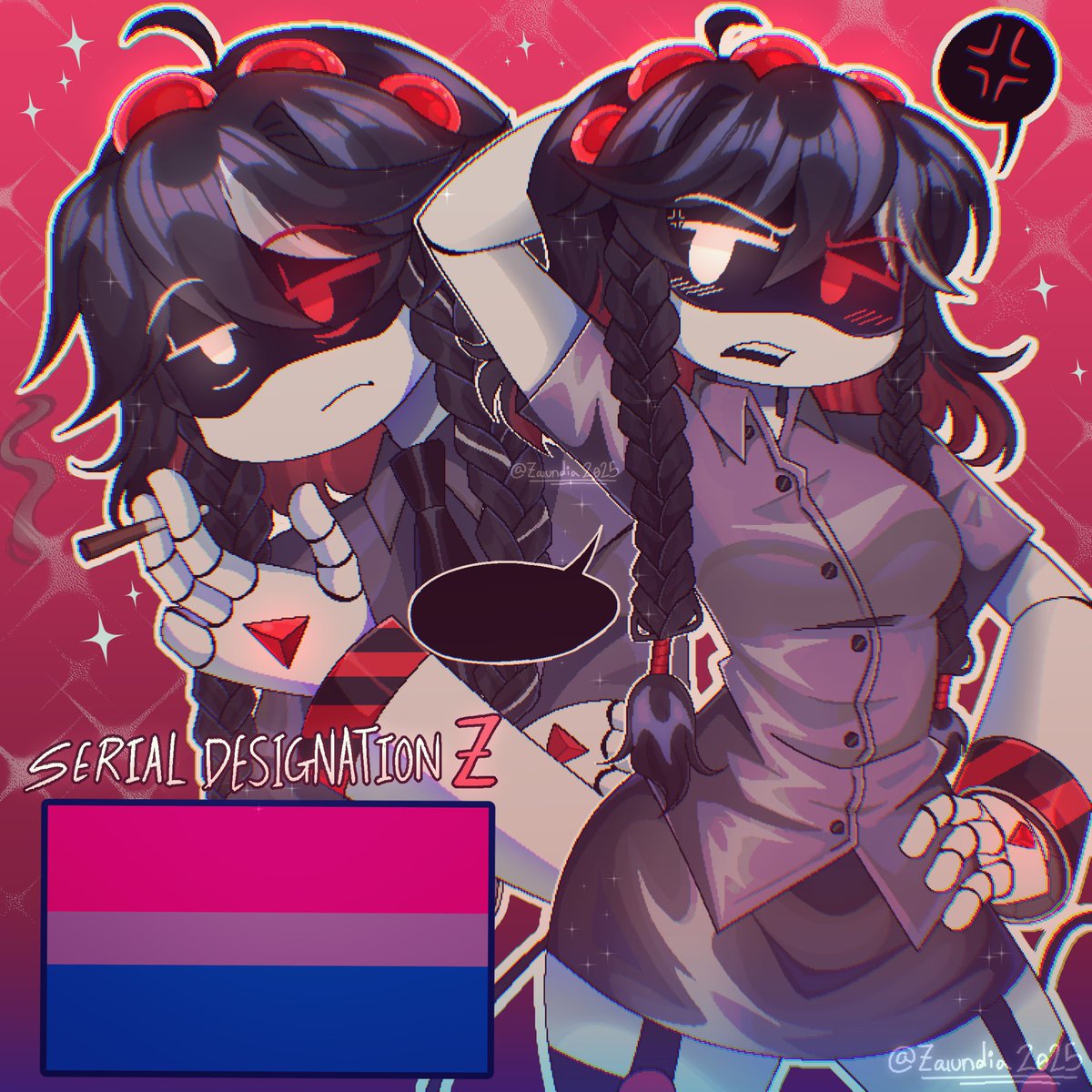 Zalundia's tweet image. She is miserable idk

Pixel art, haven&apos;t done it in years literally

#Murderdrones #Murderdronesoc #Murderdronesocs