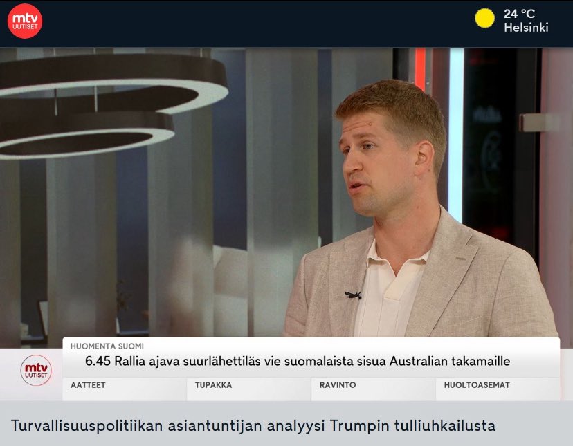 HenriVanhanen's tweet image. Trump painaa kaasua: tullit Venäjälle ja lisää aseita Ukrainalle. Toisaalta takarajoja on asetettu ennenkin, lupauksia kuultu aiemmin eikä tulitauko ole vielä kestävä ratkaisu. Rauha ei synny deadlineista, vaan siitä että Venäjä muuttaisi käytöstään.
mtvuutiset.fi/artikkeli/asia…