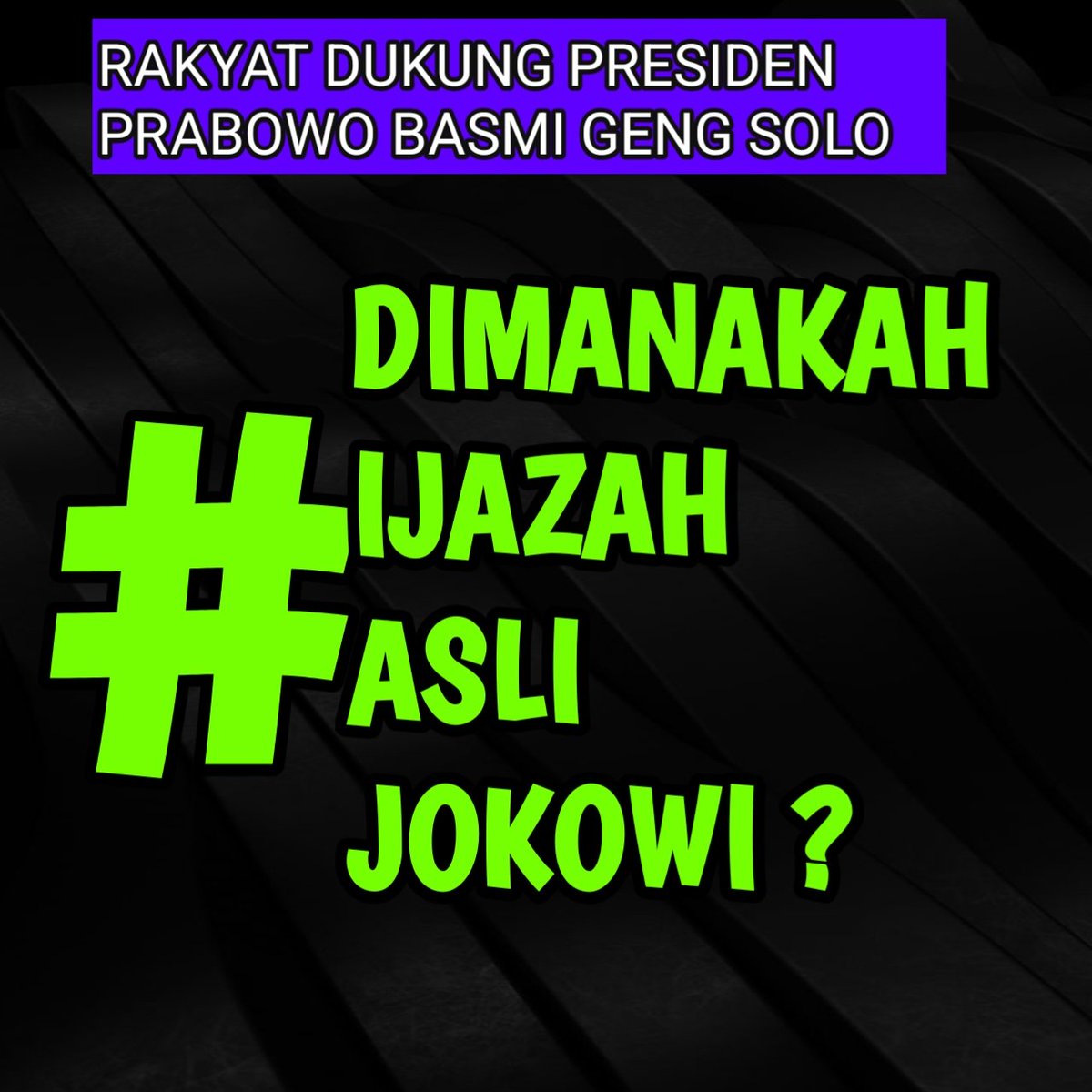 RONIN 3535 (@ron1n3535) on Twitter photo <a href="/Rez1mDoyanKorup/">Gantung Koruptor OCCRP !</a> Wong Be Gock mana ngerti angin ?
Hahaha
Mo lihat pribadi Jokowi ?
Liatlah kelakuan Silfester... !!!
Beda jauhlah dgn Pak Harto seorang negarawan.
#DiManaIjazahAsliJokowi
#DiManaIjazahAsliJokowi <a href="/Rez1mDoyanKorup/">Gantung Koruptor OCCRP !</a> Wong Be Gock mana ngerti angin ?
Hahaha
Mo lihat pribadi Jokowi ?
Liatlah kelakuan Silfester... !!!
Beda jauhlah dgn Pak Harto seorang negarawan.
#DiManaIjazahAsliJokowi
#DiManaIjazahAsliJokowi