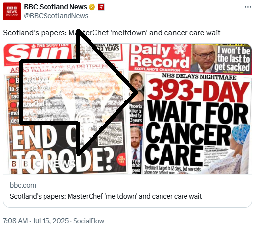 MSM Monitor (@msm_monitor) on Twitter photo Another political FOI request front page being promoted by BBC BritNat News. The BritNat Breakfast team led with one as well, Gary Robertson reading out a FOI front page from The Herald. This makes nine political FOI front pages promoted by the BritNat Broadcaster in ten days. Another political FOI request front page being promoted by BBC BritNat News. The BritNat Breakfast team led with one as well, Gary Robertson reading out a FOI front page from The Herald. This makes nine political FOI front pages promoted by the BritNat Broadcaster in ten days.