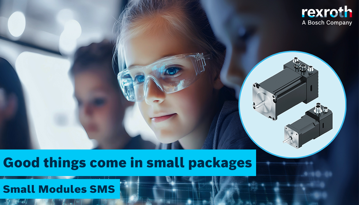 boschrexroth's tweet image. Do you want to optimize your small parts handling? The flexible Small Modules Screw Driven (SMS) from Bosch Rexroth will help you! More about this here: boschrexroth.com/small-modules
#BoschRexroth #LinearMotionTechnology #SmallModulesSMS #SmallPartsHandling #Automation