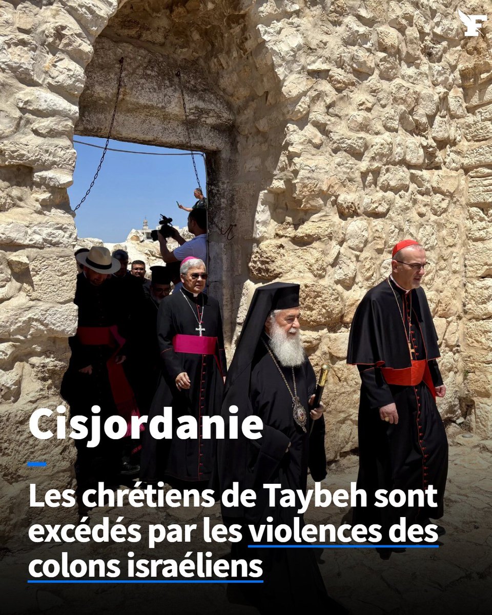 Destruction de champs, incendies, intimidations… Des diplomates occidentaux et des sommités religieuses sont venus soutenir les habitants du dernier village entièrement chrétien de Cisjordanie, qui dénoncent les attaques répétées des colons israéliens. →l.lefigaro.fr/bi0
