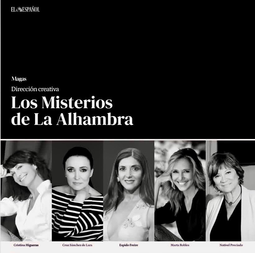 Un par de momentos del acto de ayer en La Alhambra. Una charla en la que salieron cuestiones muy interesantes ¿Cómo no va a inspirar un lugar tan extraordinario? <a href="/MartaRoblesG/">Marta Robles</a> <a href="/EspidoFreire/">Espido Freire</a> <a href="/NativelPreciado/">Nativel Preciado</a> Cruz Sánchez De Lara <a href="/elespanolcom/">EL ESPAÑOL</a>