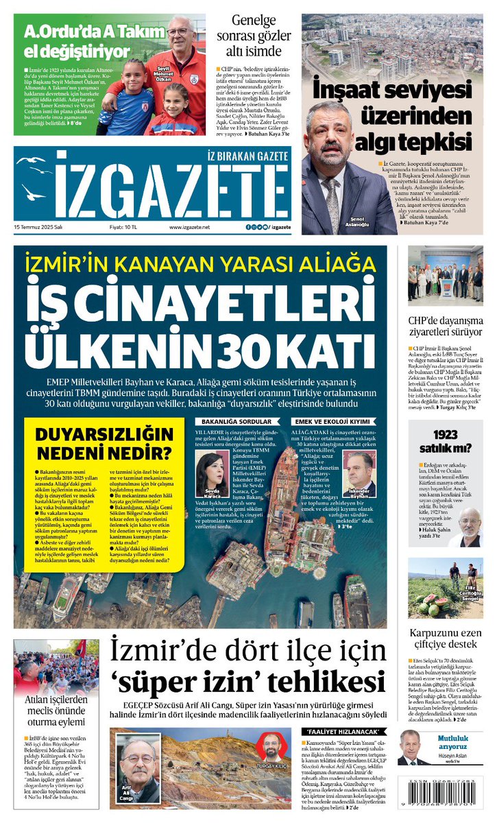 Ümit KARTAL (@iz_umitkartal) on Twitter photo İzmir’in kanayan yarası Aliağa’yı, Emek Partisi’nin (<a href="/emekpartisi/">Emek Partisi</a>) İstanbul ve Gaziantep milletvekilleri gündeme taşıdı!
<a href="/iskenderbayhn/">İskender Bayhan</a> - <a href="/sevdakaraca/">Sevda Karaca</a> 👏 İzmir’in kanayan yarası Aliağa’yı, Emek Partisi’nin (<a href="/emekpartisi/">Emek Partisi</a>) İstanbul ve Gaziantep milletvekilleri gündeme taşıdı!
<a href="/iskenderbayhn/">İskender Bayhan</a> - <a href="/sevdakaraca/">Sevda Karaca</a> 👏