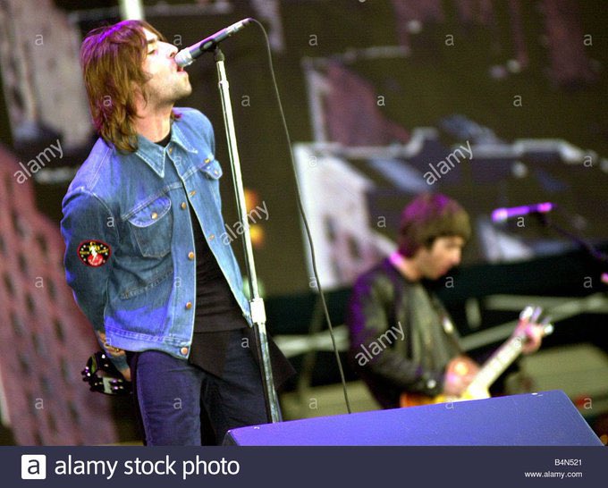 On July 15th 2000 Oasis played the first of two nights at the Reebok Stadium in Bolton, England. #Oasis

📷 Alamy