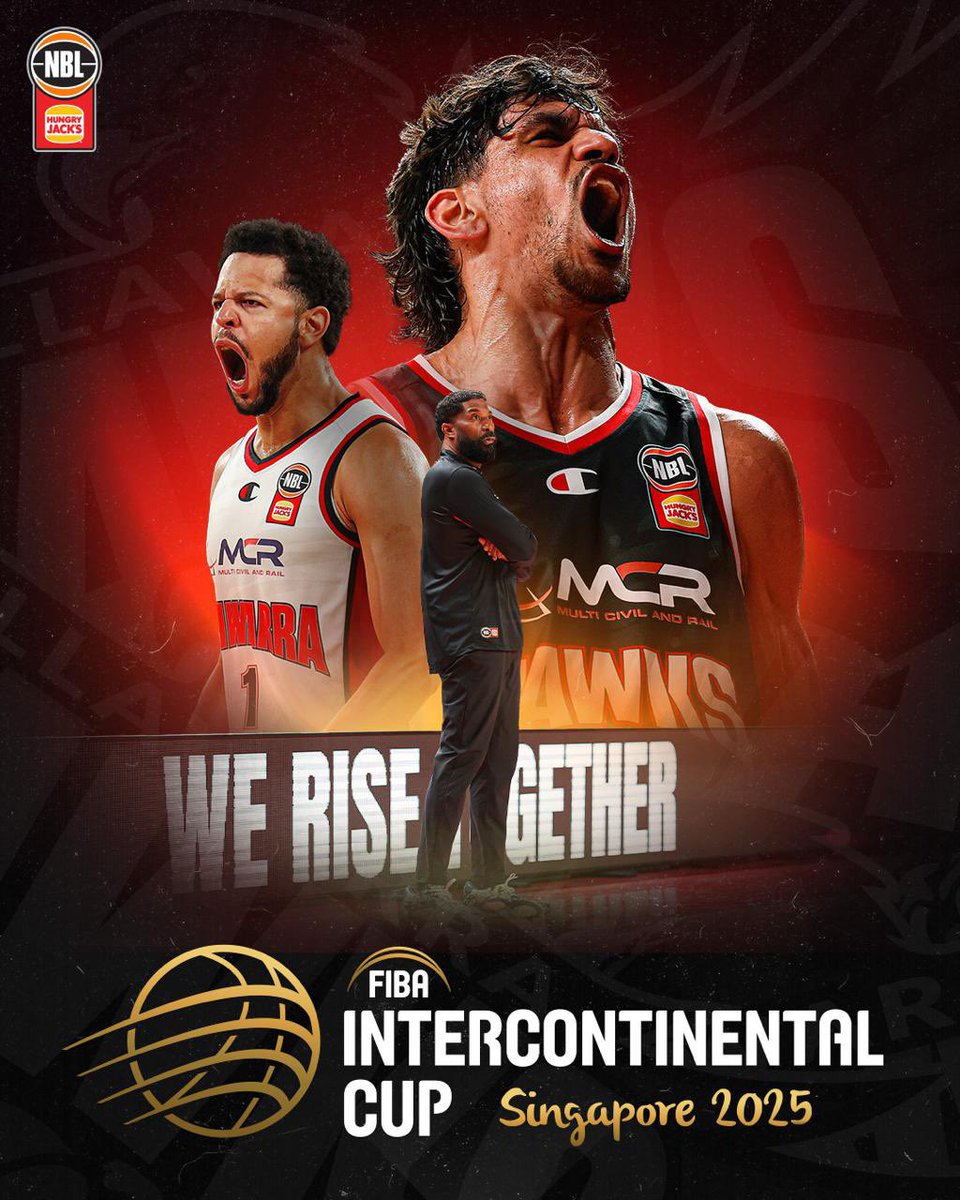 WE ARE GOING GLOBAL 🌏

NBL25 Champions, the Illawarra Hawks, will participate in the 2025 FIBA Intercontinental Cup in Singapore from September 18-21 🏆

Read more: bit.ly/4eRm3nx