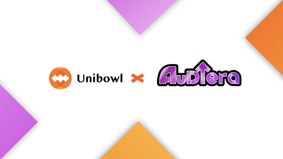 🎉 Excited to partner with Audiera <a href="/Audiera_web3/">Audiera</a>, the next-gen AI-powered decentralized entertainment platform!

With Unibowl's credit-driven payment infrastructure, Audiera users can now enjoy seamless, flexible crypto payments — unlocking new possibilities for creators, fans,