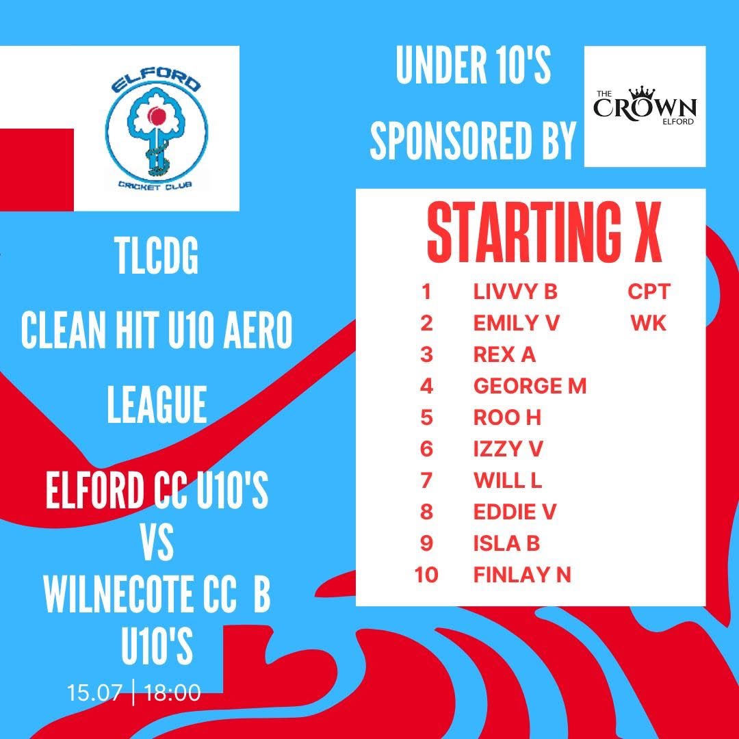 Elford Cricket Club tweet media