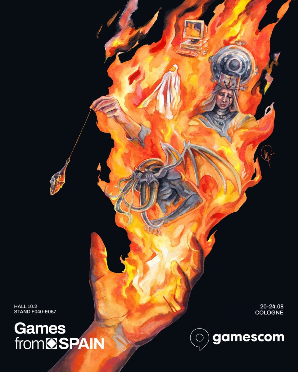 Do you recognize the games? 👀
The Occultist will be at <a href="/gamescom/">gamescom</a> from August 20 to 24, as part of <a href="/GamesFromSpain/">Games From Spain 🇪🇸 🔜 #GamescomAsia</a>!

📍 Hall 10.2 - Stand F040-E057

Come meet the team, discover the mystery of GodStone, and play The Occultist!
Will we see you there?

#gamedev #horrogames