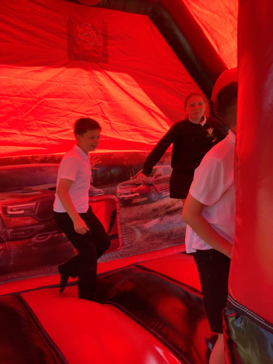 We had fun on the bouncy castle on Community Day! 🤩🤩