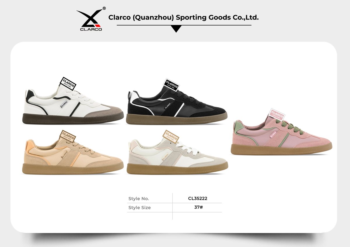 clarcoalex's tweet image. Fashion Patchwork Sneakers with suede &amp;amp; synthetic leather blend.

🌐 sportshoesfactory.com
📩 sales01@clarco.com

#FashionSneakers #PatchworkStyle #CustomFootwear #B2BShoes #ShoeOEM #UrbanStyle #ComfortWear #FootwearDesign #SneakerTech #Zapatos