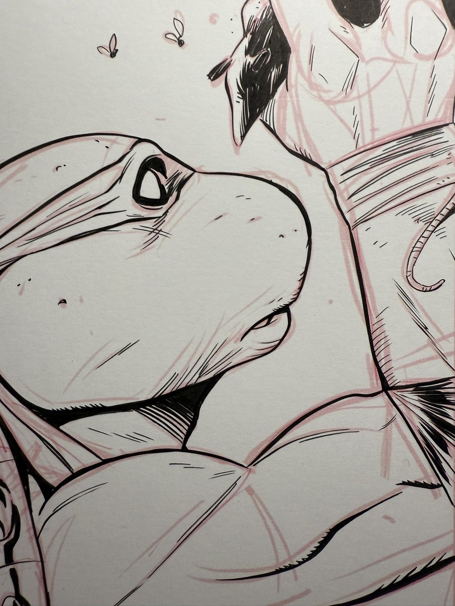 Finishing this up today #tmnt story today. Have a great day guys!