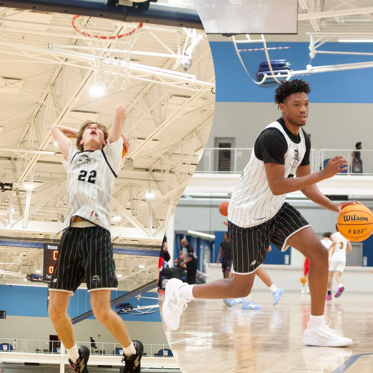 6’7’ London Haskell (2026) &amp; 6’6’ Jayson Powers (2026) are two versatile Wings with skill sets ‼️

Both can shoot the 3, both can pass &amp; have good court vision, both can guard multiple positions ‼️🔥🦍

Colleges looking for size that are versatile these two are great candidates!