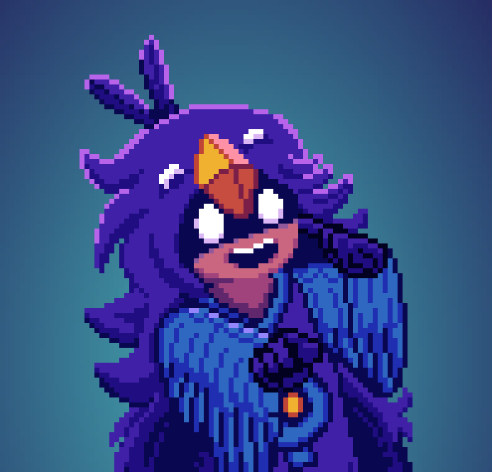 VenomDorian0813's tweet photo. Very lovely birb <3

#OneshotGame #pixelart https://t.co/6L7qJgG9bM