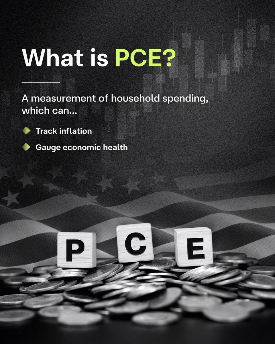 UltimaMarkets's tweet image. Unlock trading knowledge with our #GlossarySeries! ✨
This week: Personal Consumption Expenditures (PCE)
🔸 Tracks spending to gauge inflation
🔸 Key for central banks in setting rates
Stay tuned for more simple trading insights!

#UM #TradingGlossary #PCE #LearnWithUltimaMarkets