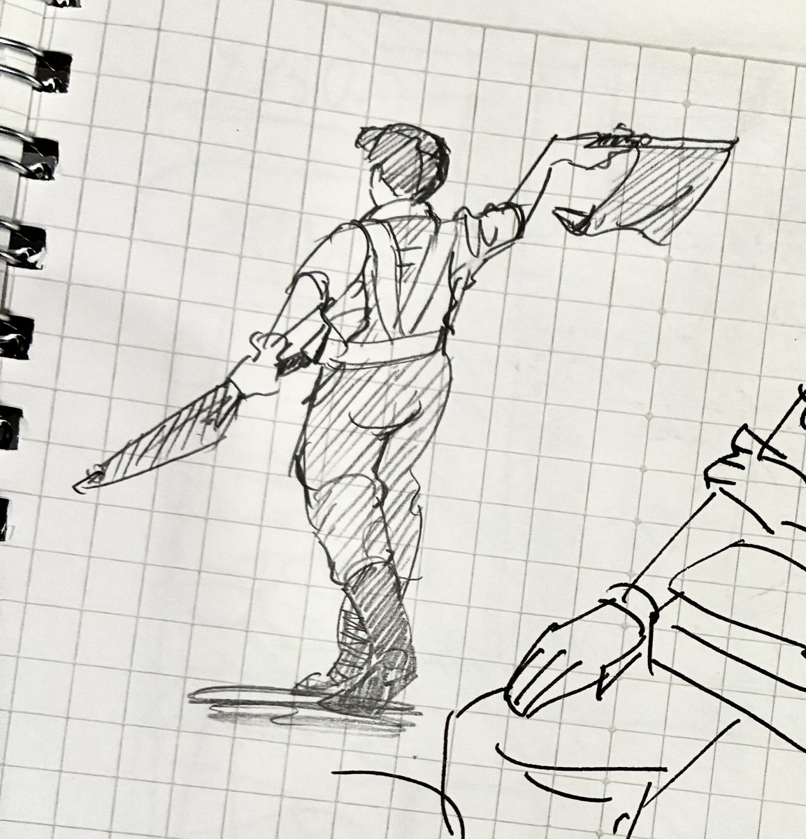 enokorokusa_'s tweet image. 温泉に行きました　暑かった…！
#日々の絵