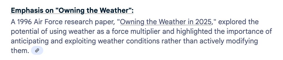 DancingBlue_Sky's tweet photo. @bennyjohnson #OwnTheWeather #ForceMultiplier #AirForce #StormManipulation #2025 https://t.co/U5oSoAiSfB