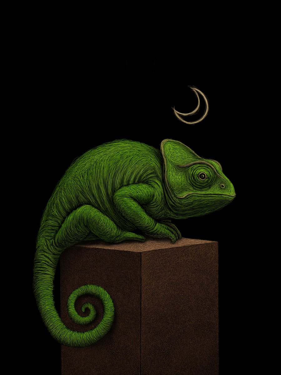 GM 🦎🖤
Happy #TEZOSTUESDAY

▪️▪️ Beyond survival ▪️▪️

In the heart of darkness, it learned to change, not for survival, but for meaning.

• 1/1
• 33 $XTZ