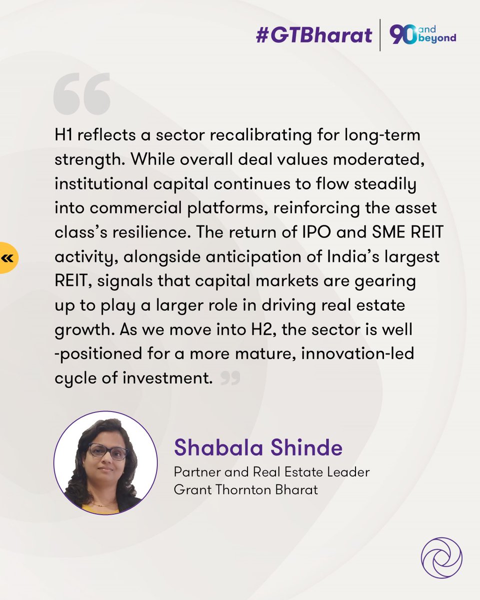 The Q2 2025 Real Estate/REITs Dealtracker highlights a preference for fewer but larger transactions and elevated private equity deployments.

Know more: brnw.ch/21wU96V

#RealEstate #PrivateEquity #MergersAndAcquisitions