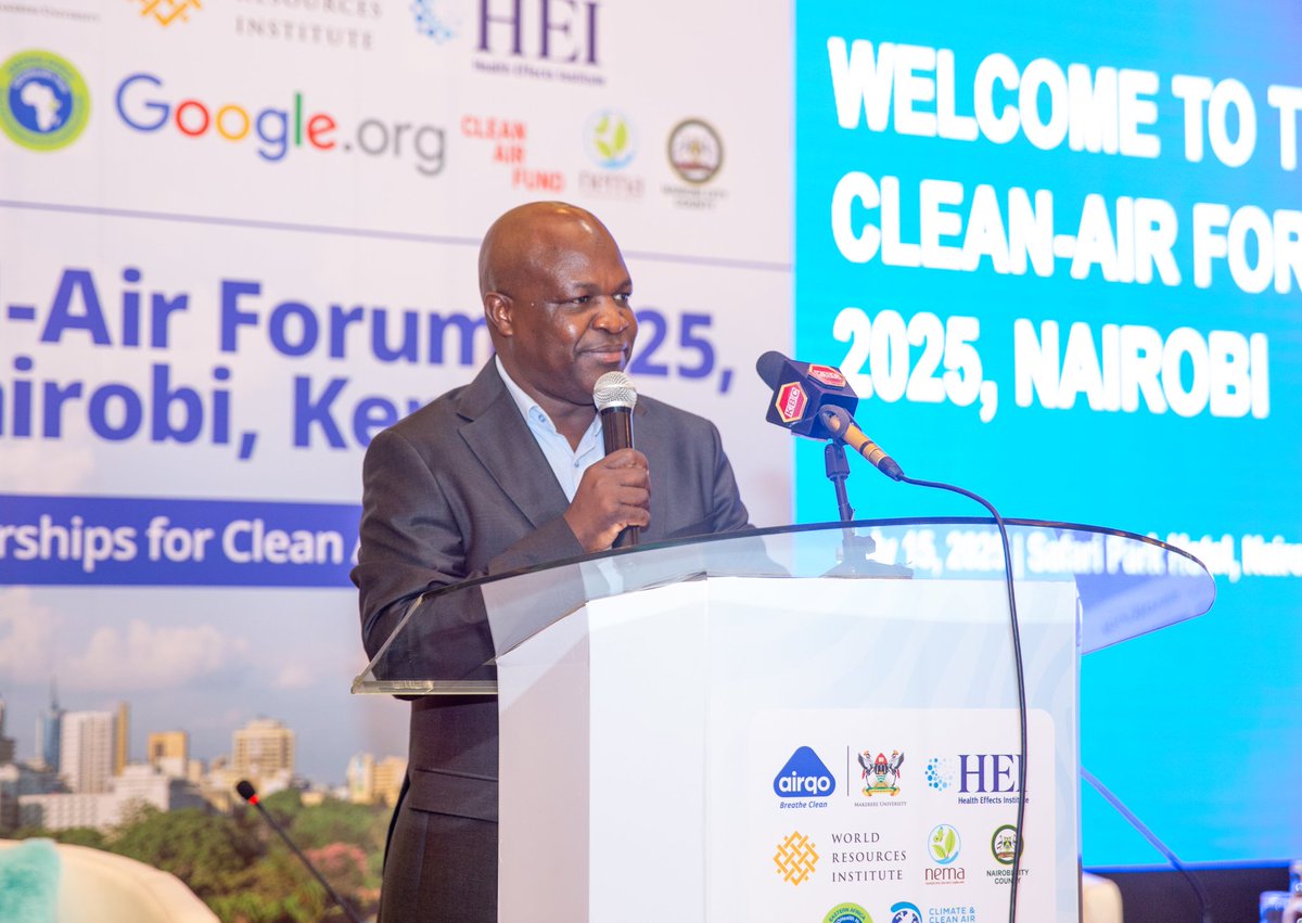 Dr. Mathew Ochieng Owili, Deputy Governor, <a href="/KisumuCountyKE/">Kisumu County</a> officially opens the CLEAN-air Forum 2025. 

#CleanAirForumNairobi