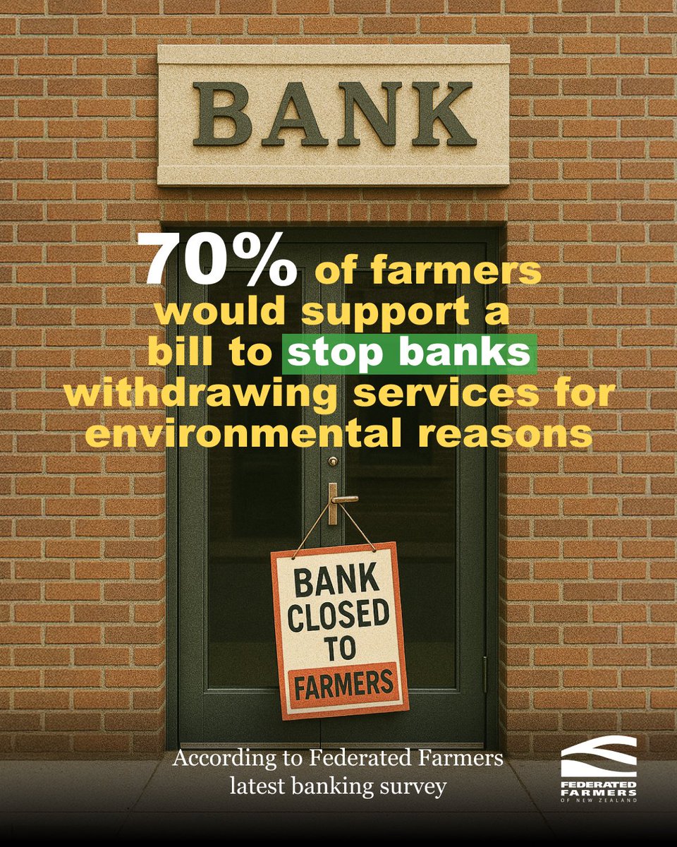 FedFarmers's tweet image. Banks should stick to banking and stop acting like regulators.