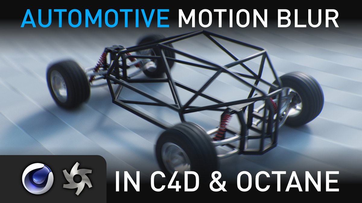 RaphaelRau's tweet image. This weeks tut is about &quot;Automotive Motion Blur&quot; in C4D Octane

youtu.be/7xrX7XJ1-4U

So how to set it all up so your car is not blurred to the camera following it and the wheels rotate correctly.

@OTOY @MaxonVFX #octanerender #c4d
