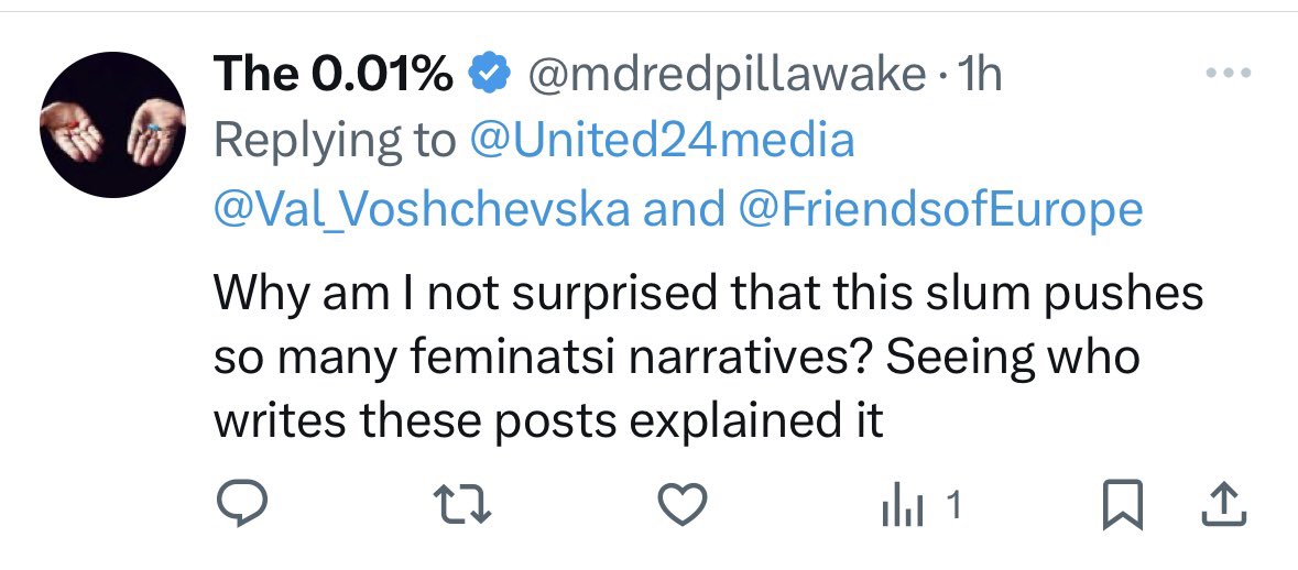 Val_Voshchevska's tweet image. Awwww I really missed abuse being hurled at me on this platform.