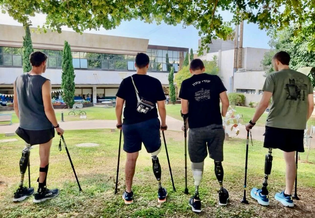 They went Gaza on two legs but came back like this