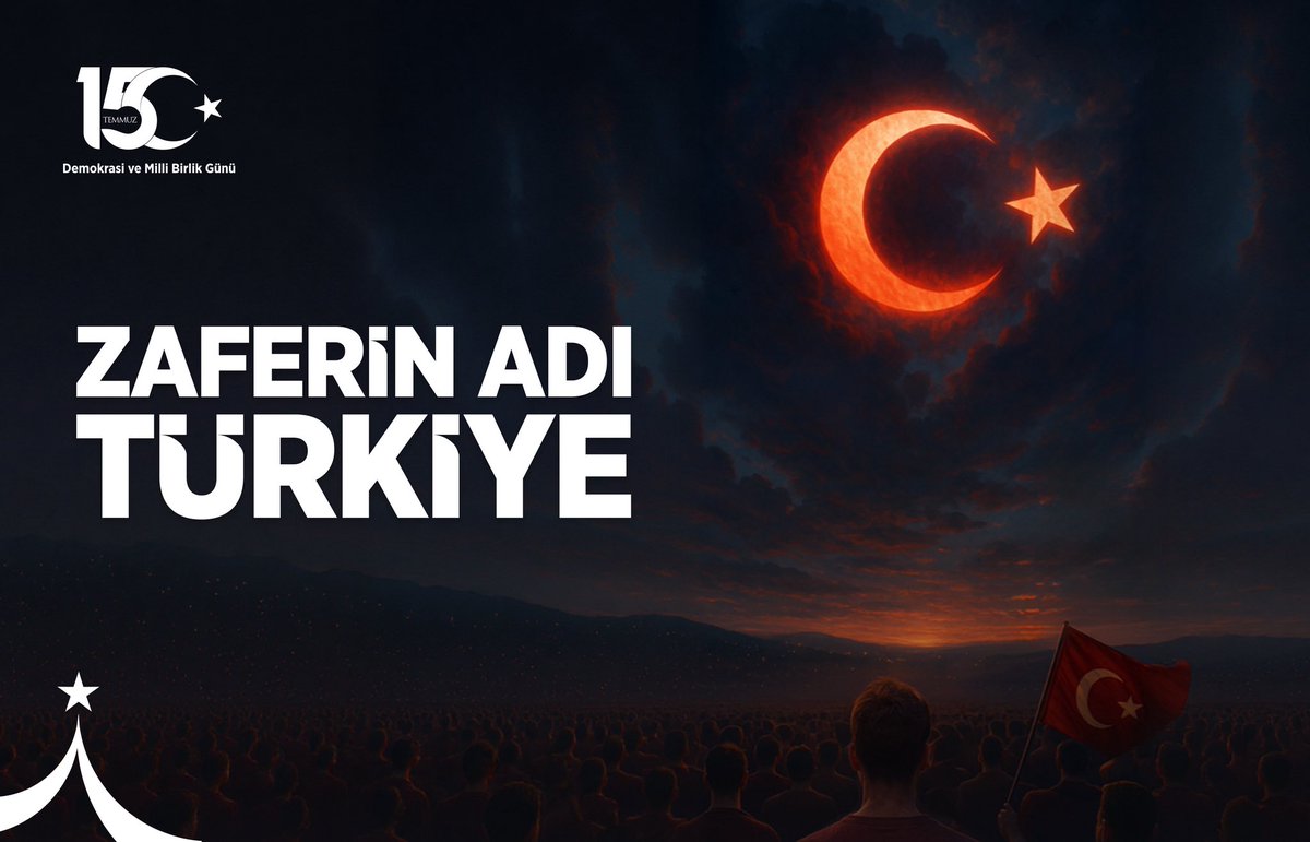 #15Temmuz Demokrasi ve Milli Birlik Günü kutlu olsun.🇹🇷

O karanlık gecede canları pahasına aydınlığa yürüyen aziz şehitlerimizi rahmetle, kahraman gazilerimizi minnetle anıyoruz.