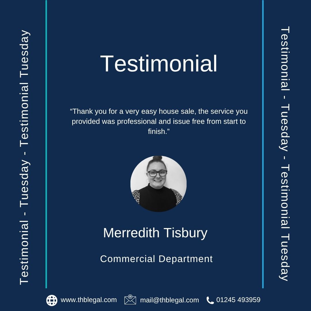 We would like to share this excellent testimonial from one of our valued clients. If you’ve had a good experience working with us, let us know or leave a review on our Google Business Profile thblegal.com/our-people/mer… #testimonialtuesday #commerciallaw #commercialsolicitor