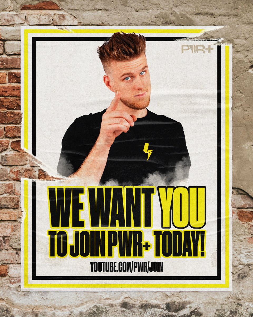 TeamPWR's tweet image. We want YOU... to Join PWR+ today ⚡️
Don't miss out on more EXCLUSIVE content, BTS footage, and hilarious moments 👀
👉 teampwr.gg/join