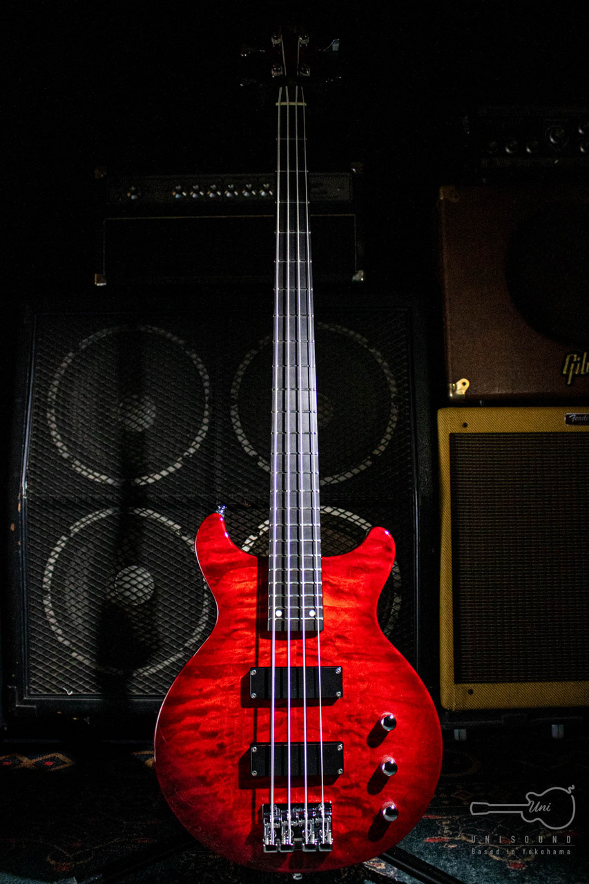A*読様 ESP J-TVB-V Fire Black フライトケース LUNA Electric Bass Guitar ESP J-TVB-V -Fire Black- Signature Luna