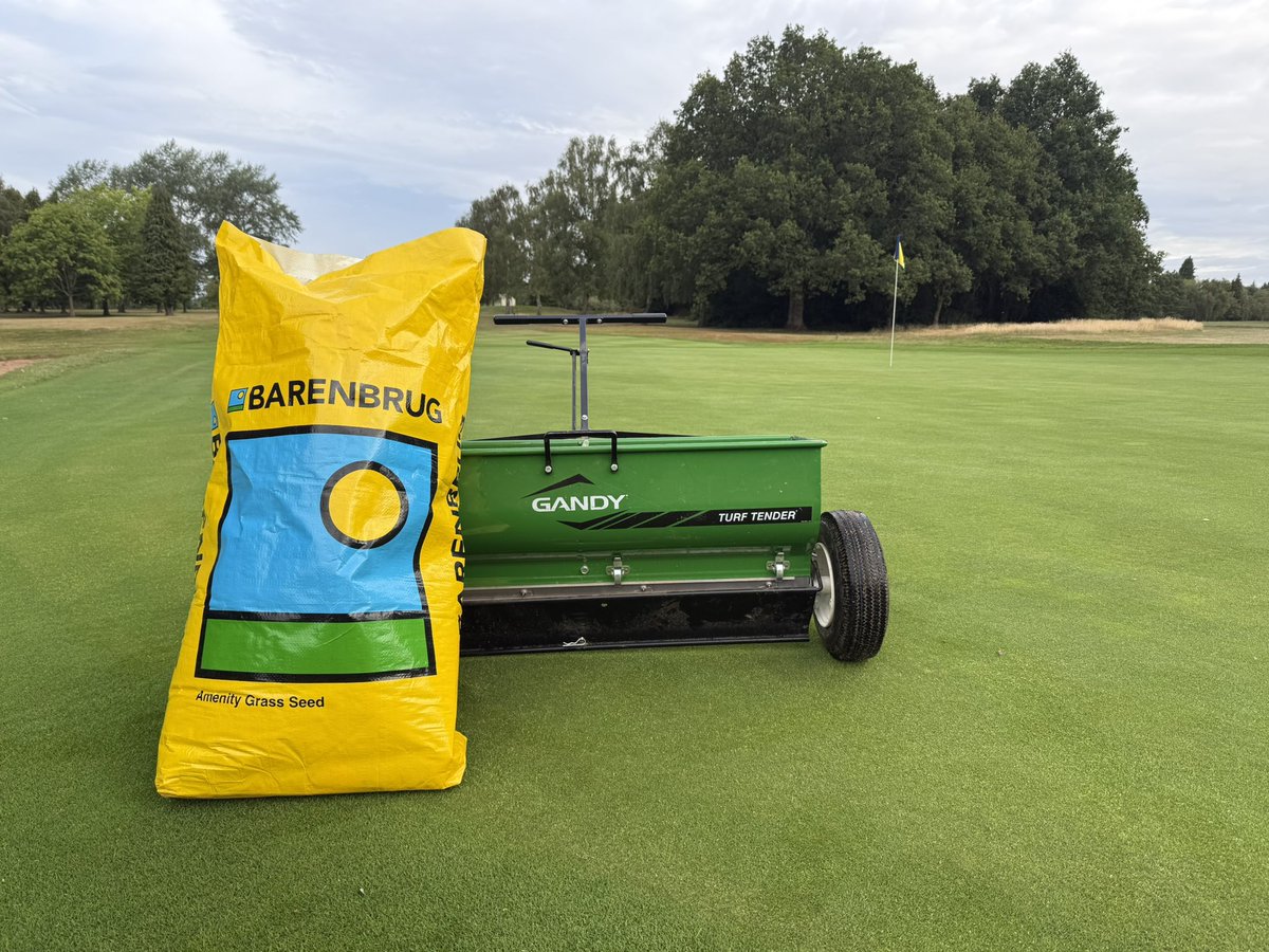 Chris Low (@c86low) on Twitter photo Recovery underway following maintenance! Dropseeding <a href="/BarenbrugUK/">Barenbrug UK</a> all bent! Hopefully get a shower or 2 this week! #turf #golf #golfcourse Recovery underway following maintenance! Dropseeding <a href="/BarenbrugUK/">Barenbrug UK</a> all bent! Hopefully get a shower or 2 this week! #turf #golf #golfcourse