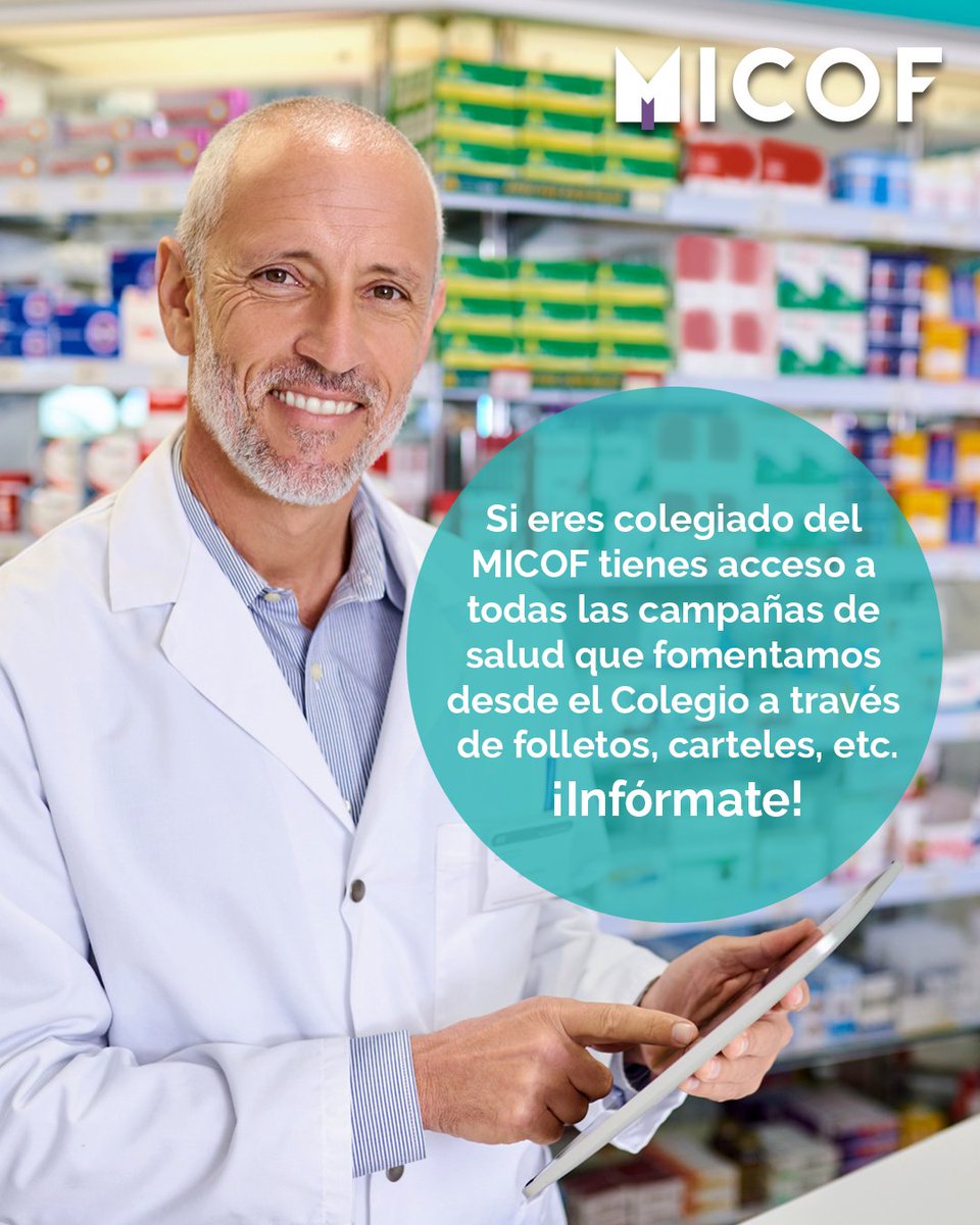 micofvlc's tweet image. 📢🤔 ¿Sabes que dispones de material de campañas y cartelería del que puedes hacer uso?
💻 Lo encontrarás en la web colegial: micof.es/ver/3655/.html