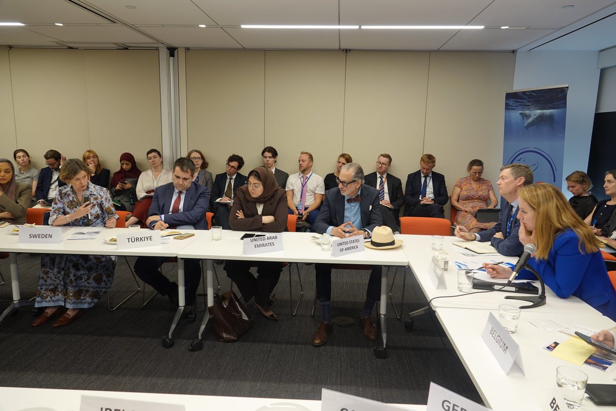 IOMchief's tweet image. Great dialogue in New York with Member States and humanitarian partners about life-saving aid for people in crises, and the need for long-term solutions for those displaced.
Thank you @BelgiumUN for hosting and convening.
