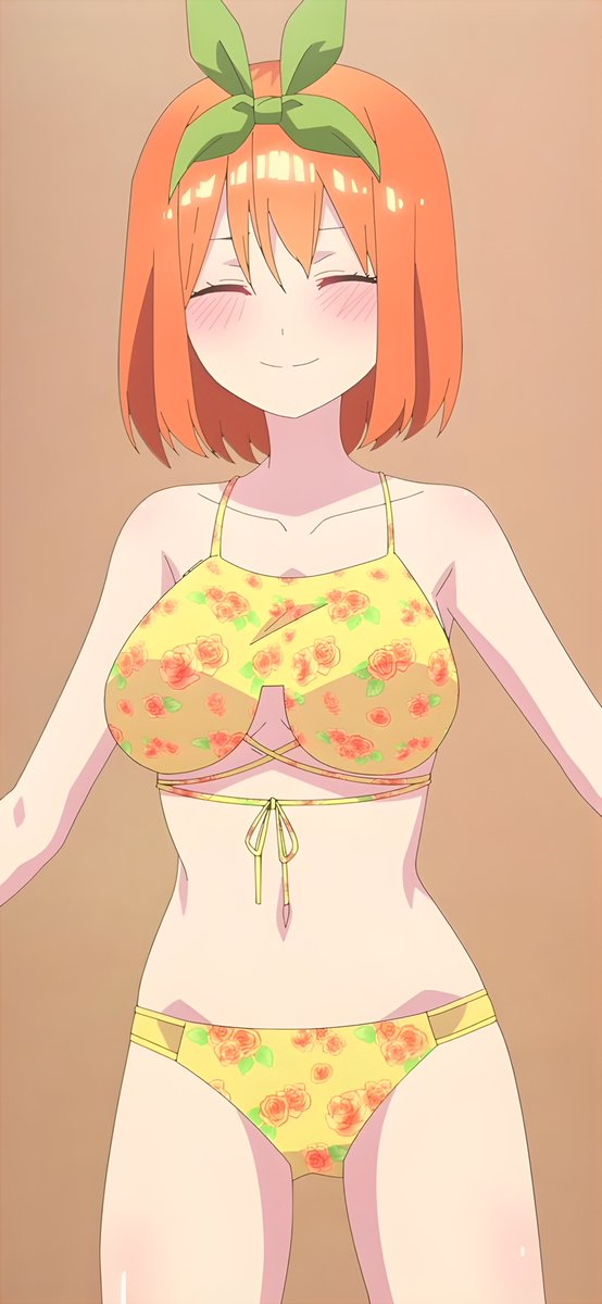 Five_3k026's tweet photo. バストの大きい水着は
一体誰のもの……？

#五等分の花嫁 https://t.co/Ni3fR3o336