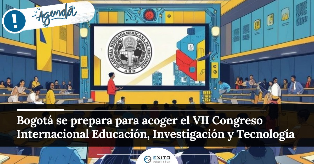 Exito_Educativo's tweet image. 📆 AGENDA. Bogotá se prepara para el VII Congreso Internacional Educación, Investigación y Tecnología los próximos 27 y 28 de noviembre.
🔗 exitoeducativo.net/evento/vii-con…
#CongresoEducación #InteligenciaArtificial #Ética #Bogotá #Educación #TecnologíaEducativa #EventosEducativos