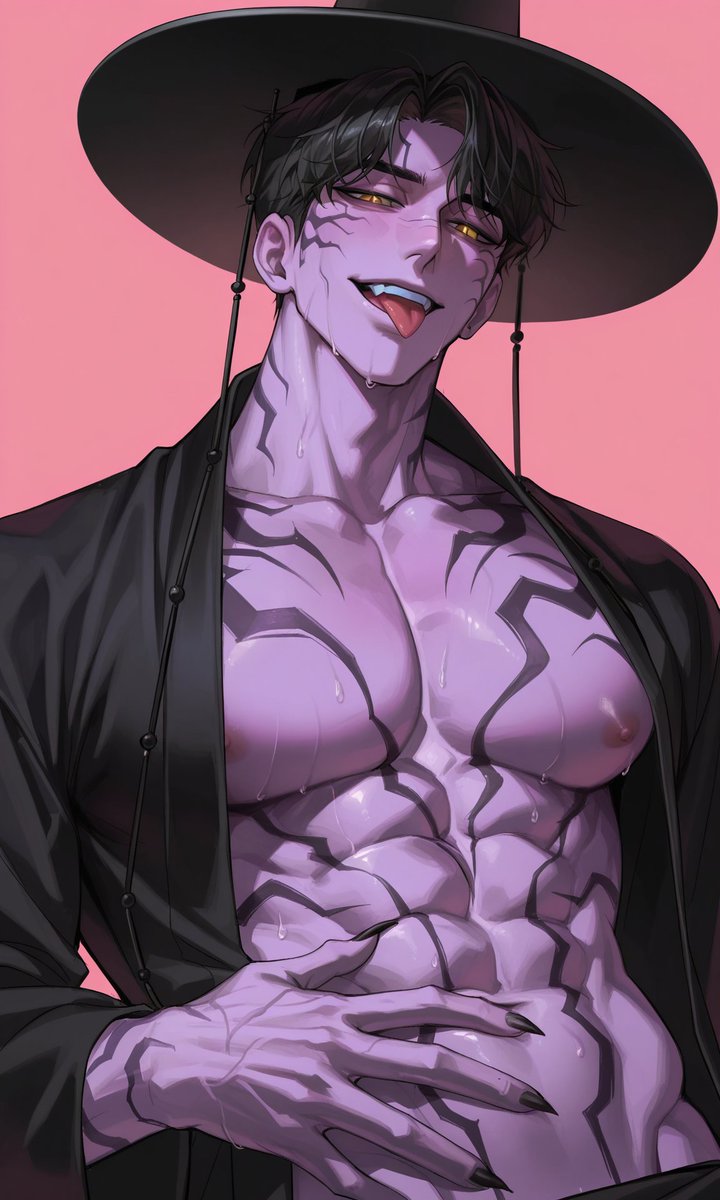 harukiOuO's tweet image. 🔥 As you wish.
---
Should I make a moving version? 🤔
#KPOPDEMONHUNTERS #jinu #pixai