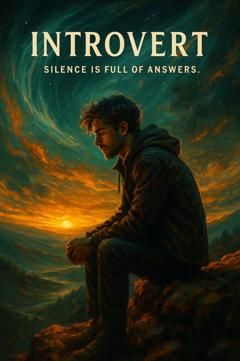 ai_stack_pro's tweet image. “Silence isn’t empty. It’s full of answers.”
— an introvert, every day.
#IntrovertEnergy #QuietStrength #DeepThinker #CinematicVibes
#TealAndOrange #SunsetMood #EmotionalDepth #SilentPower