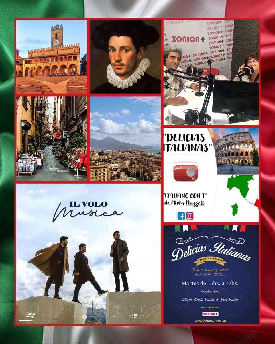 🎧🇦🇷🇮🇹🇨🇴🇪🇸 Martes 15/7 15 hs.Arg. 20 hs. It. 13 hs.Col. 20 hs. Especial Album #Musica de IL VOLO en  <a href="/RADIOZONICA/">#RadioZonica #Zonica➕</a>  lo mejor de la Música y Cultura della Bella Italia
Con Estela Farini y Jose Parisi
zonica.com.ar App y Youtube en vivo ZONICA+
<a href="/ilvolo/">Il Volo</a> <a href="/IlVolovers/">Il Volovers</a>