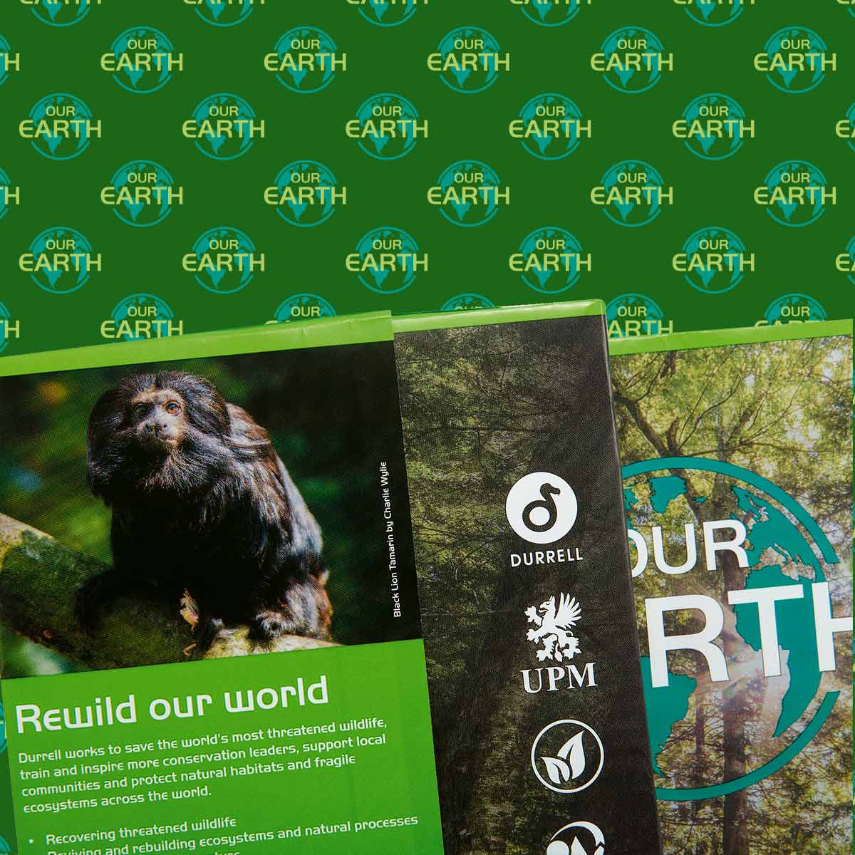 Think all paper's the same? Think again. Our Earth is made with zero waste from a mill that runs on biomass energy, and supports Durrell Wildlife Trust. It’s the paper choice we feel proud to use every day. #ItStoreroom