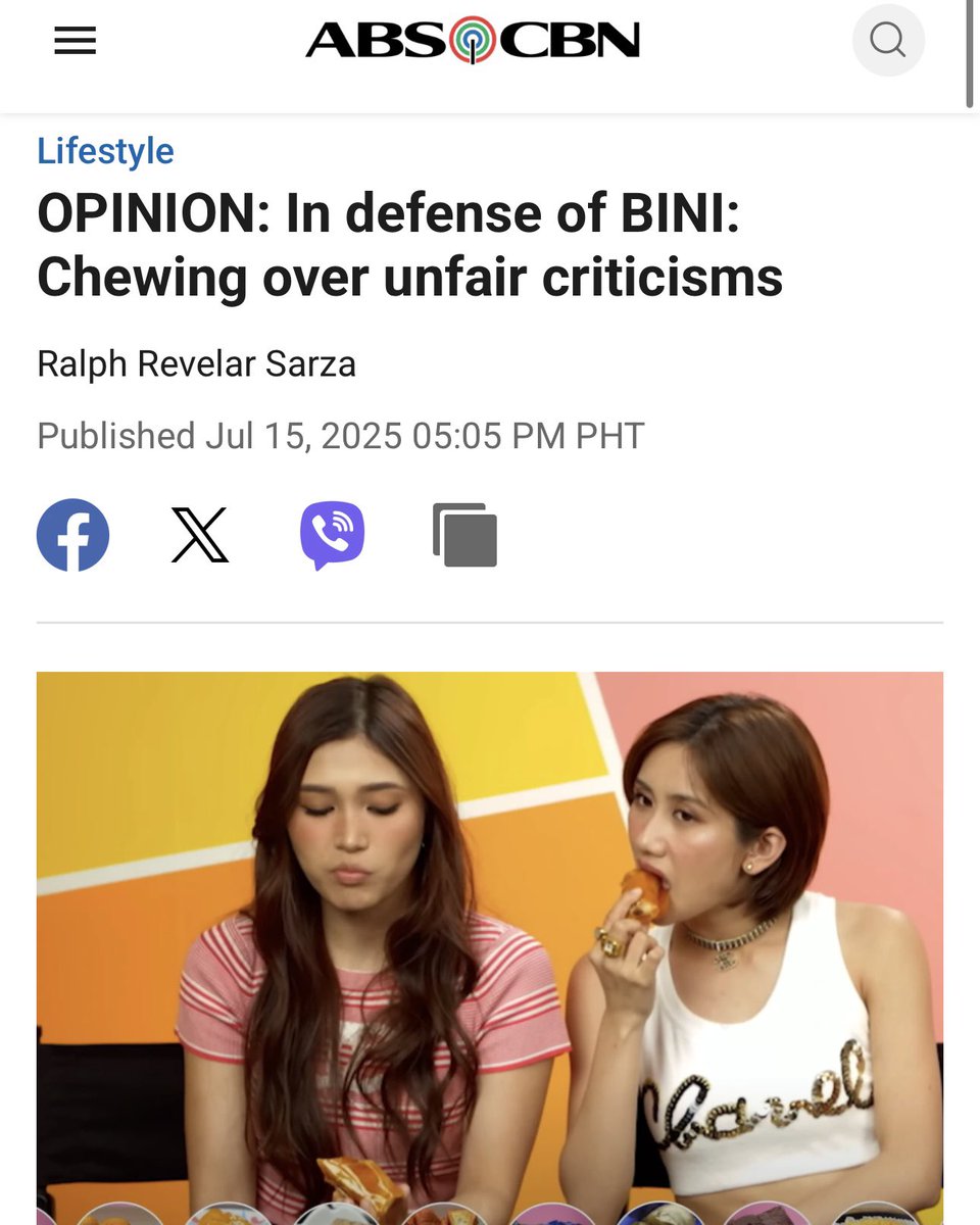 walphs's tweet image. My thoughts on the latest issue involving BINI. abs-cbn.com/lifestyle/2025…