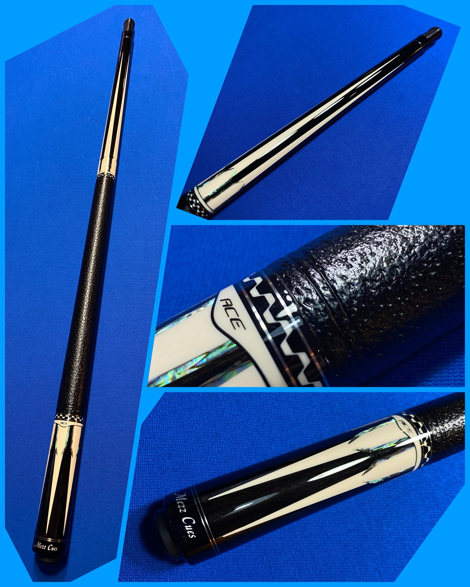 【美品】MEZZ CUE  Axi-k  リザード革巻き　ビリヤード 全商品 | ビリヤード専門リサイクルショップ スパイダー